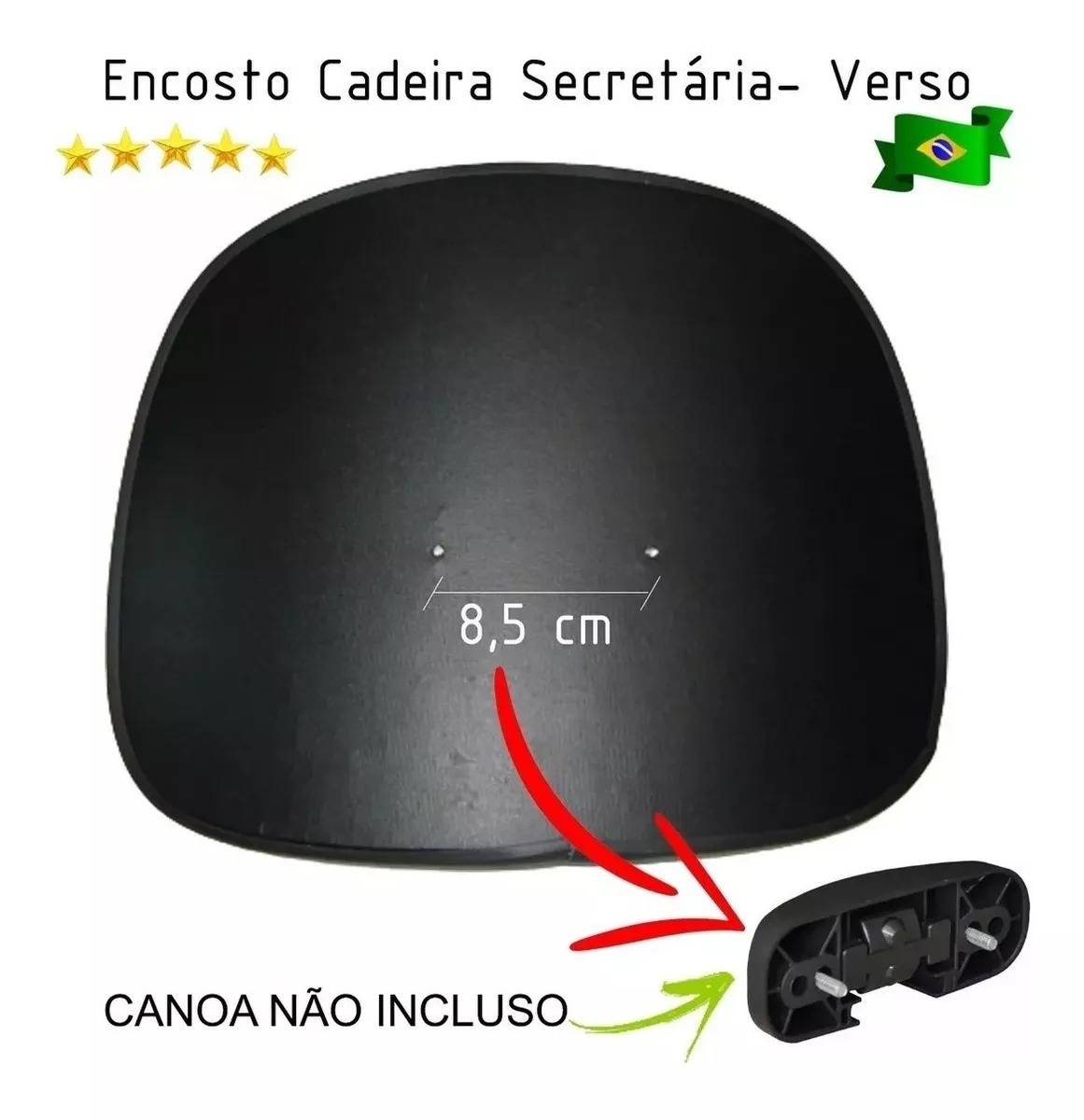 Assento estofado para cadeira de escritorio com espuma injetada