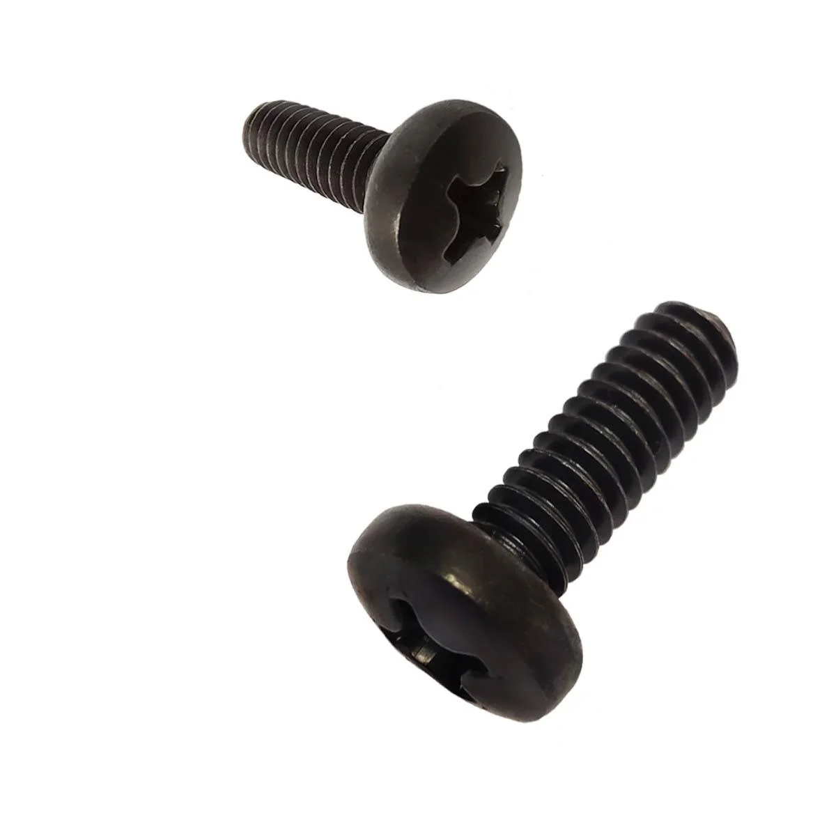 1/4 x 1.1/4 - Parafuso Zinco Preto - 100 UN