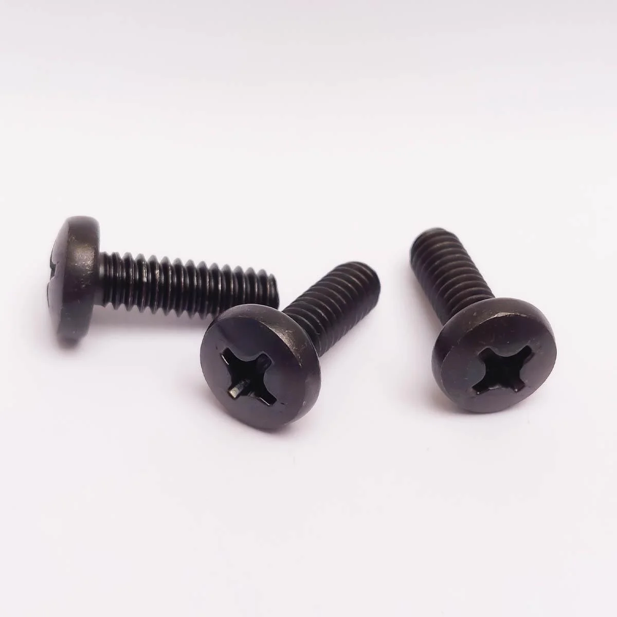 1/4 x 1.1/4 - Parafuso Zinco Preto - 100 UN