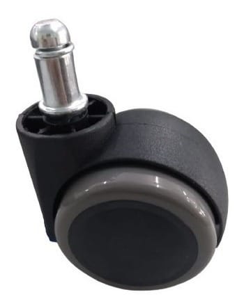 Rodízio de Cadeira Escritório IND 15 Unidades Semi Silicone Anti Risco