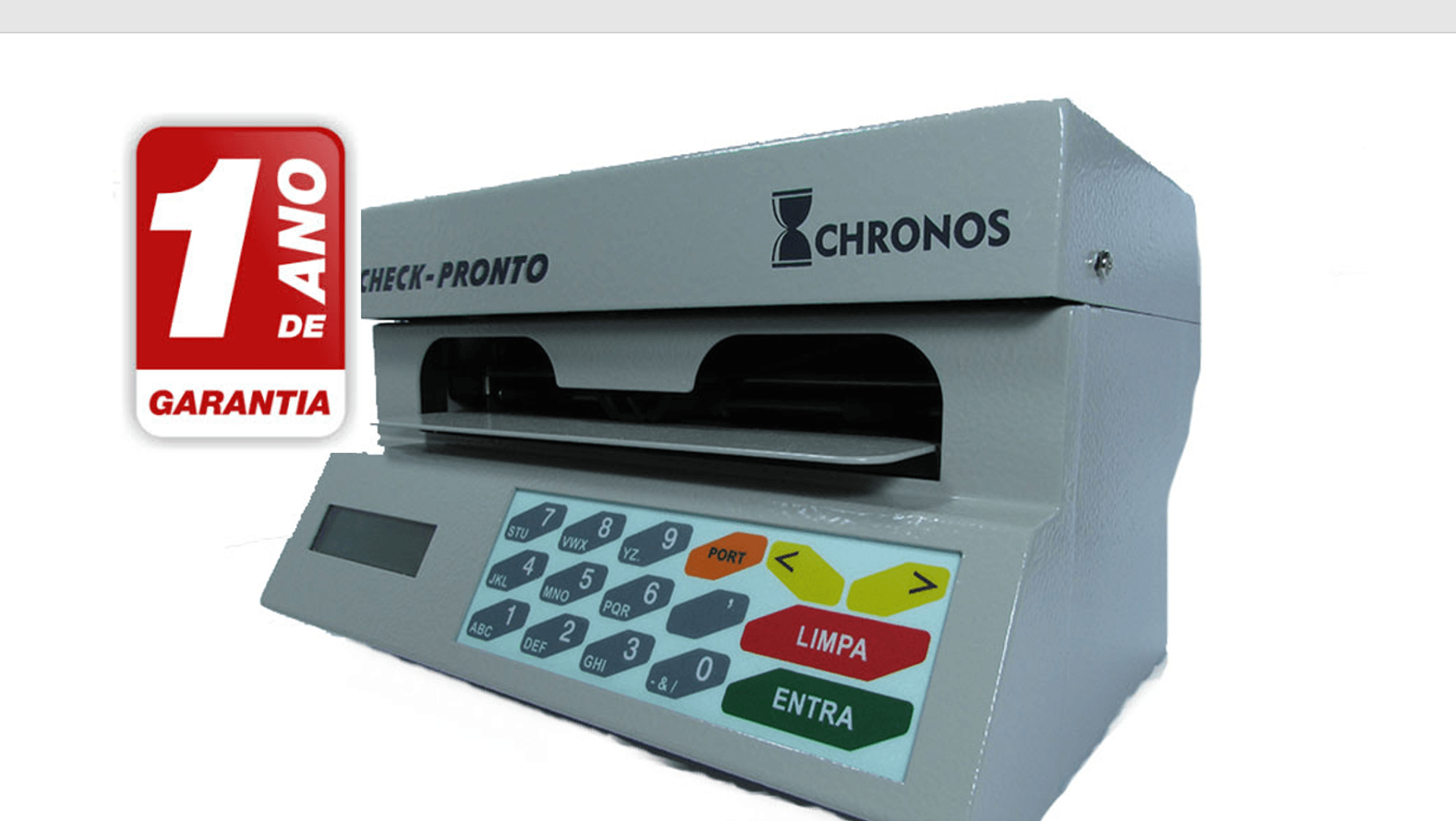 Impressora de Cheque Chronos Bege Multi 31100 ACC 300 Serial Semi Nova