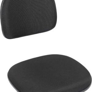 Conjunto Assento e Encosto Anatômico para Cadeira Escritório IND em preto.