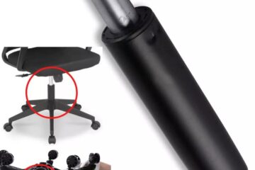 Pistão à Gás Universal para Cadeira de Escritório Preto