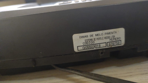 Relógio De Ponto Informatizado Micropoint Ip Hi Semi-novo