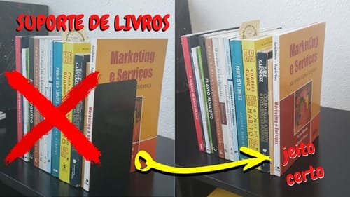Kit C/ 3 Pares Bibliocanto Aparador De Livros Aço Cinza
