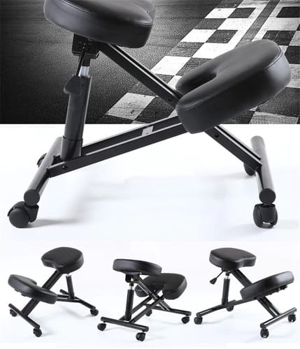 Cadeira Ajoelhada Ergonômica Aço Ep-a 9001 New Ergon Cadeira Escritório IND