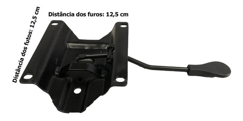 Flange Simples Cadeira Secretaria 12,5x12,5 Cm