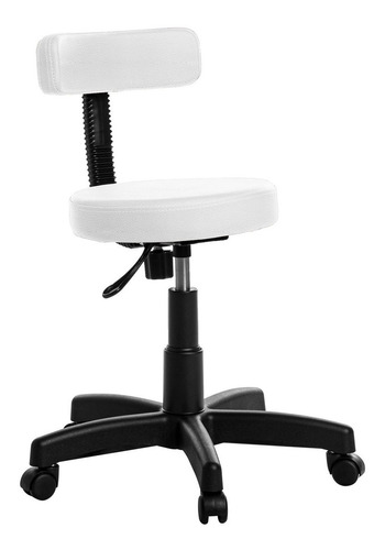 Cadeira Mocho Estética Odontologia Tatuador Ep Branco