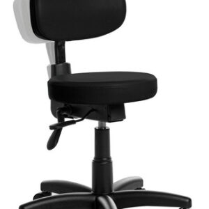 Mocho para Maca de Estética Livia BP Preto com design moderno.