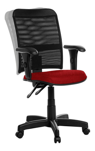 Cadeira Escritório Ergonômica Tela Com Braço Rcp
