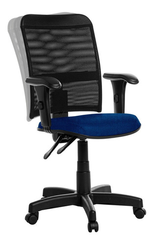 Cadeira Escritório Ergonômica Tela Com Braço Rcp