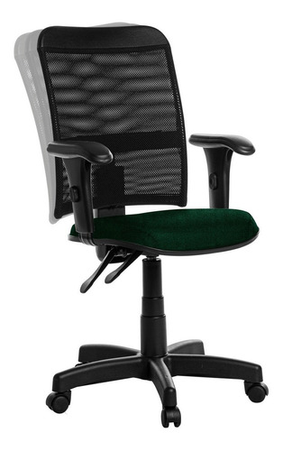 Cadeira Escritório Ergonômica Tela Com Braço Rcp