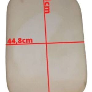 Encosto de Cadeira Presidente com medidas 61cm x 44,8cm