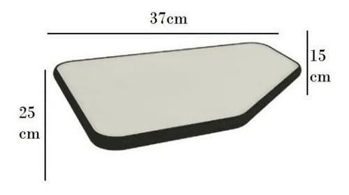Kit C/ 10 Pranchetas Escamoteável P/ Cadeiras Universitárias