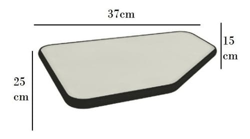 Kit C/ 8 Pranchetas Escamoteável P Cadeiras Universitárias