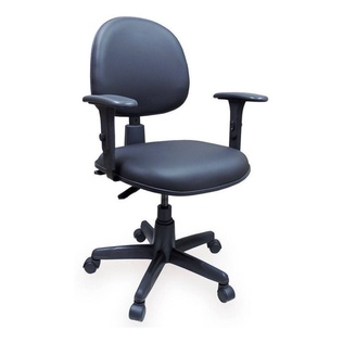Cadeira Executiva Ergonômica Nr-17 Couro Ecológico Preto