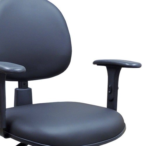 Cadeira Executiva Ergonômica Nr-17 Couro Ecológico Preto
