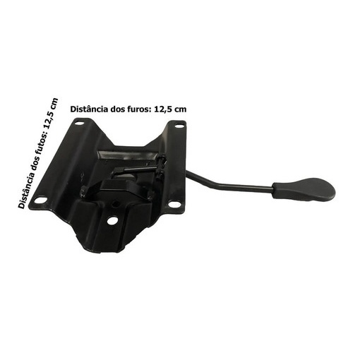 Flange Simples Cadeira Secretaria 12,5x12,5 Cm
