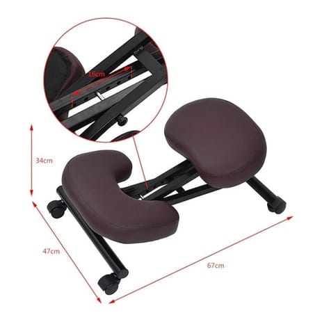 Cadeira Ajoelhada Ergonômica Aço Ep-a 9001 New Ergon Cadeira Escritório IND