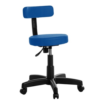 Cadeira Mocho Estética Odontologia Tatuador Rce Azul