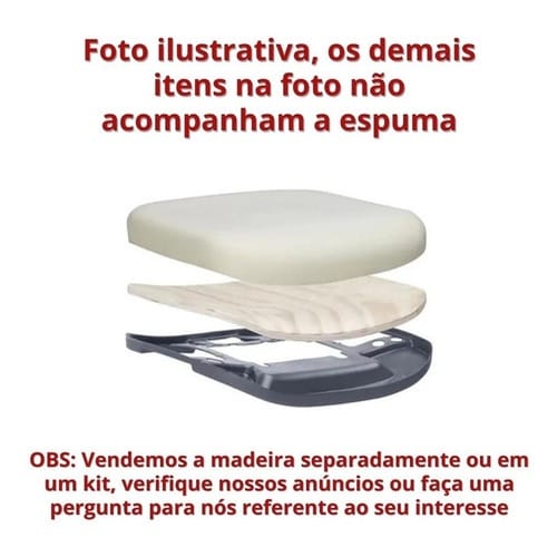 Assento Encosto Espuma Injetada Cadeira Executiva