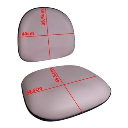 Assento e Encosto Rosa Ergonomico | Cadeira Escritório IND