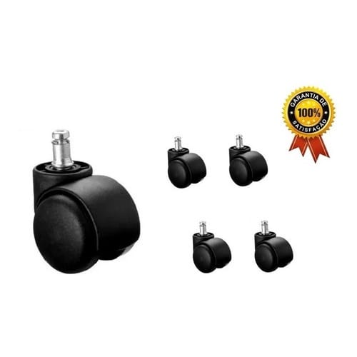 Rodízio para Cadeira de Escritório 50mm Nylon | Cadeira Escritório IND