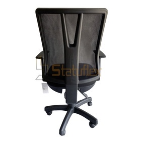 Cadeira De Escritório Em Telinha Encosto Ajustável P Coluna NR 17