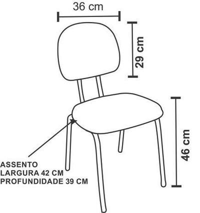 Cadeira Secretária Pé Palito Azul e Preto - Conforto e Estilo com Qualidade