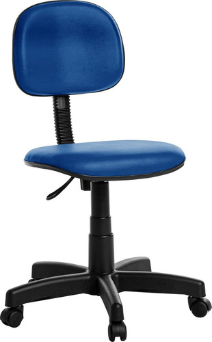 Cadeira De Escritório Secretaria Rv Azul