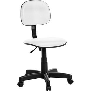 Cadeira De Escritório Secretaria Rv Branco