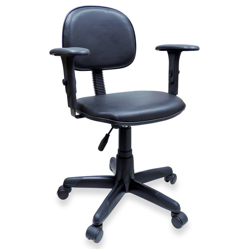 SOFÁ HARMONY DE 2 LUGARES PRETO COM BRAÇOS