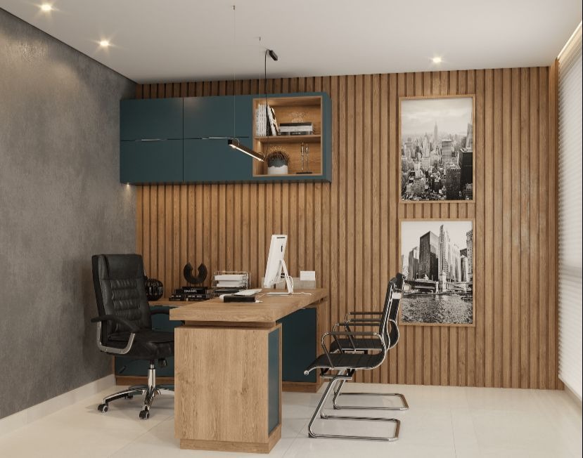 Conjunto de Cadeira Presidente Premium Luxo Mola Ensacada Nacional