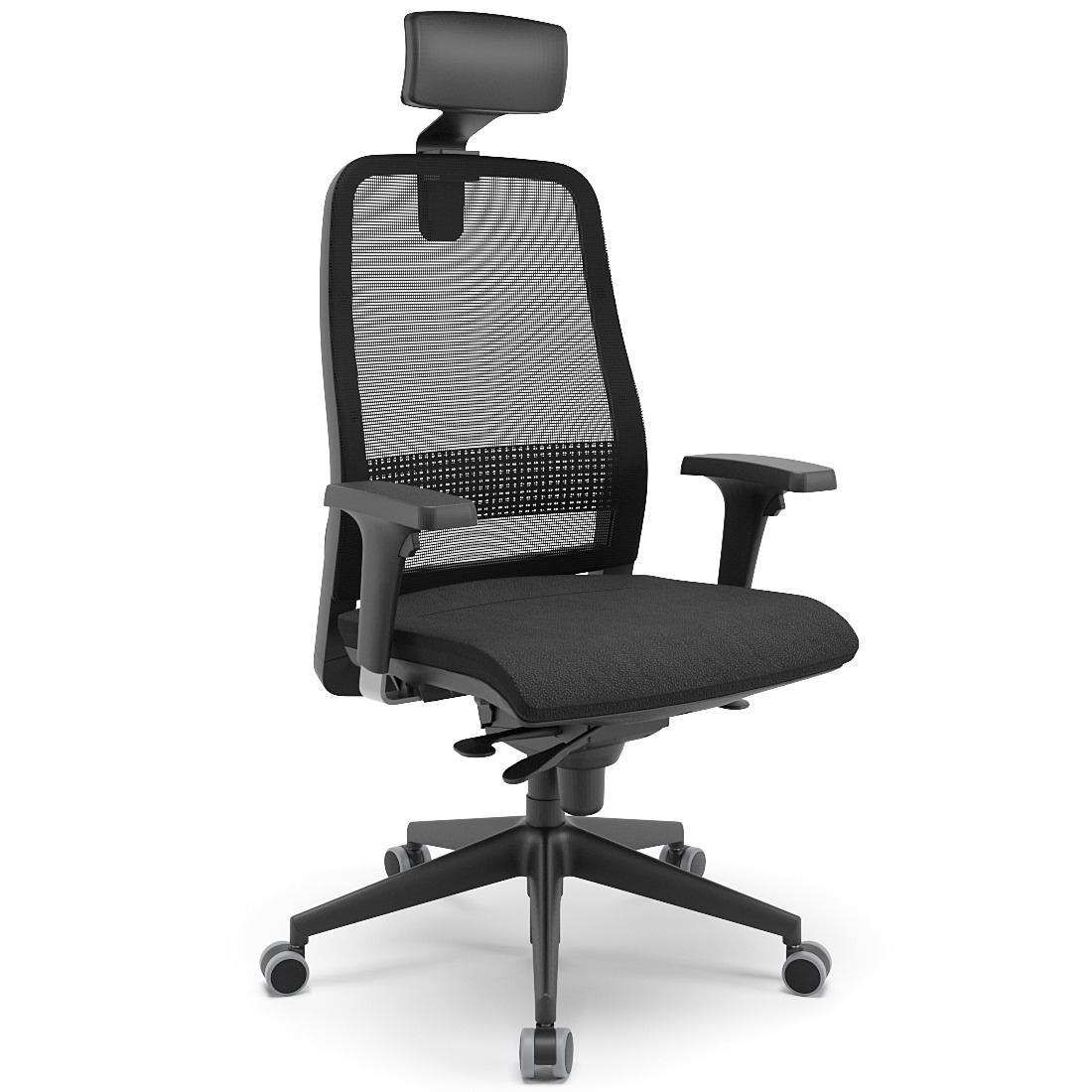 Cadeira Presidente Titan Slider - Tela Com Encosto de Cabeça Premium