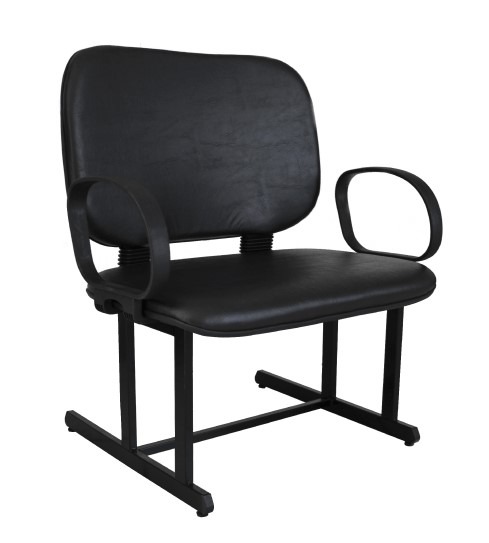 Cadeira Para Obeso Fixa Reforçada Sc 271 Com braços C01