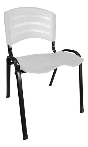 Kit 10 Cadeiras Plastica Iso Empilhável P/ Escola Igrejas