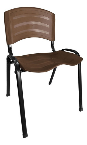 Kit 10 Cadeiras Plastica Iso Empilhável P/ Escola Igrejas