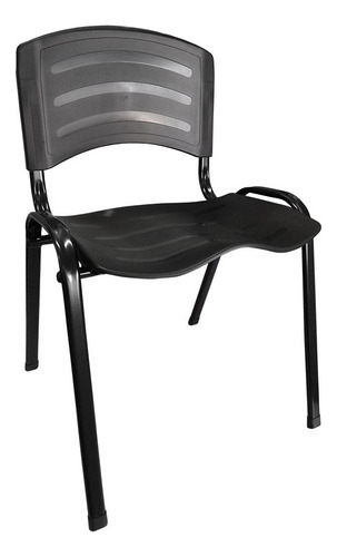 Kit 10 Cadeiras Plastica Iso Empilhável P/ Escola Igrejas