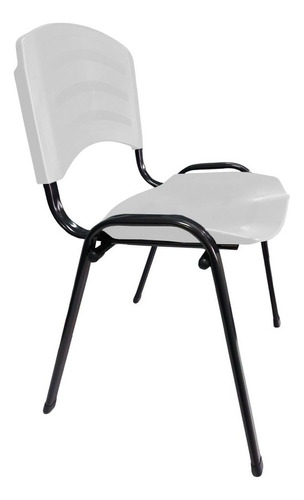 Kit 10 Cadeiras Plastica Iso Empilhável P/ Escola Igrejas