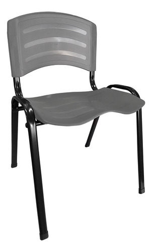 Kit 10 Cadeiras Plastica Iso Empilhável P/ Escola Igrejas