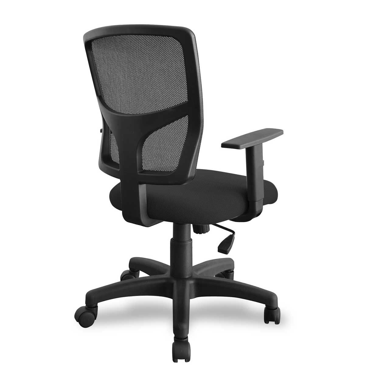 Cadeira Executiva Encosto Tela Preta RH109 Eco Relax Braços Reguláveis