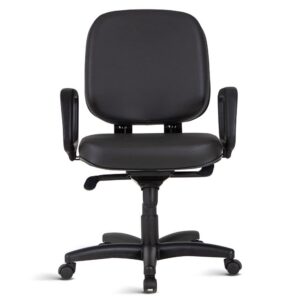 Cadeira Universitária Linha Economy Preto com design ergonômico