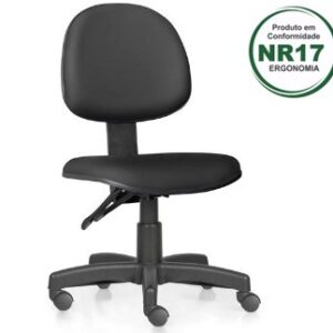 Cadeira ergonomica para escritorio com ajuste lombar e bracos regulaveis