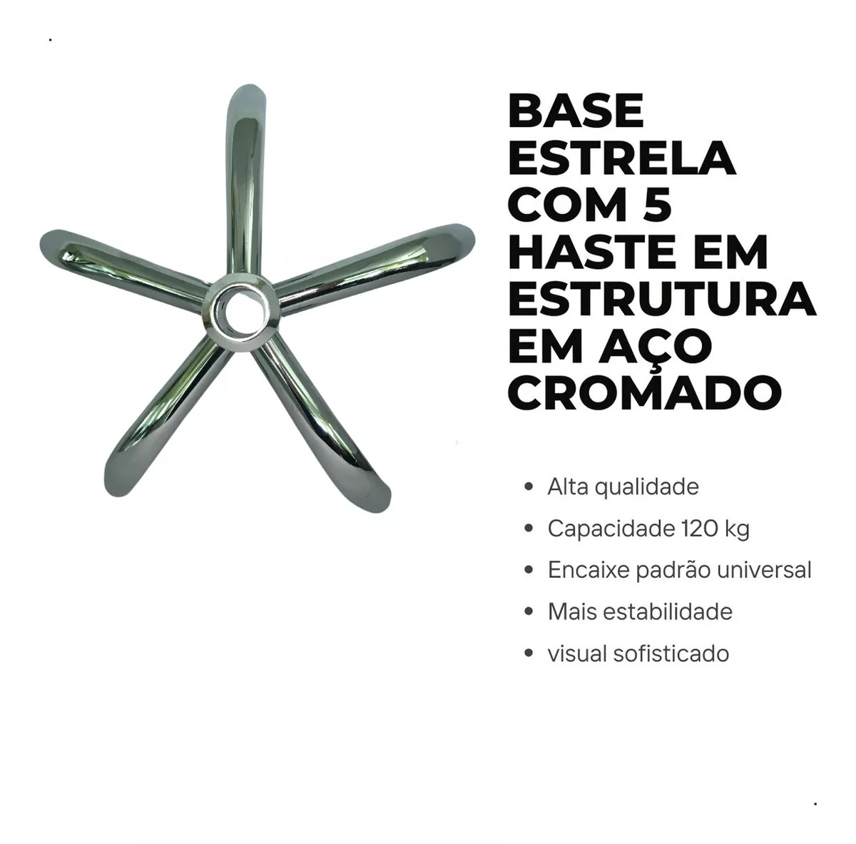 ESTRELA CROMADA CADEIRA BEGÔNIA DIRETOR pctop office fit 1001 9050 tela mesh