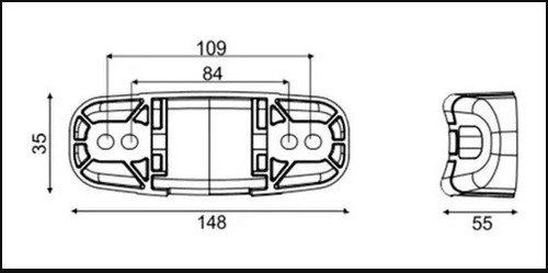 Canoa Para Fixação Do Encosto Cadeira Giratória