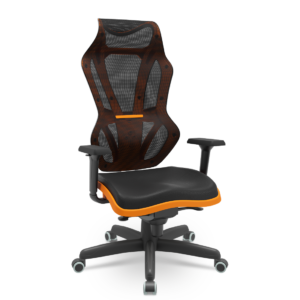 Cadeira gamer economica com encosto reclinavel e apoio cervical