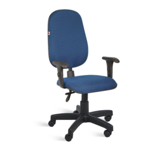 Cadeira ergonomica para escritorio com ajuste lombar e bracos regulaveis