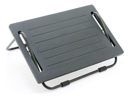 Apoio Descanso Base Suporte Ergonômico Para Os Pés - Preto