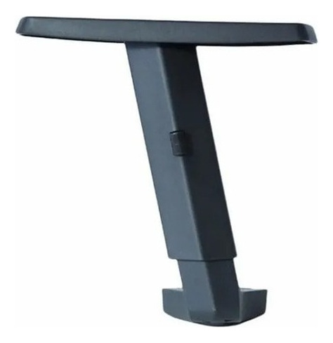 Par De Braços T Regulavel Ergonômico Polipropileno Preto para Cadeira de Escritório