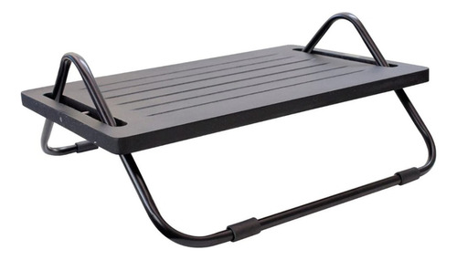 Apoio Descanso Base Suporte Ergonômico Para Os Pés - Preto